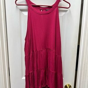 Torrid Size 3 Ruffle Top. Beautiful Rose Color Excellent Condition!